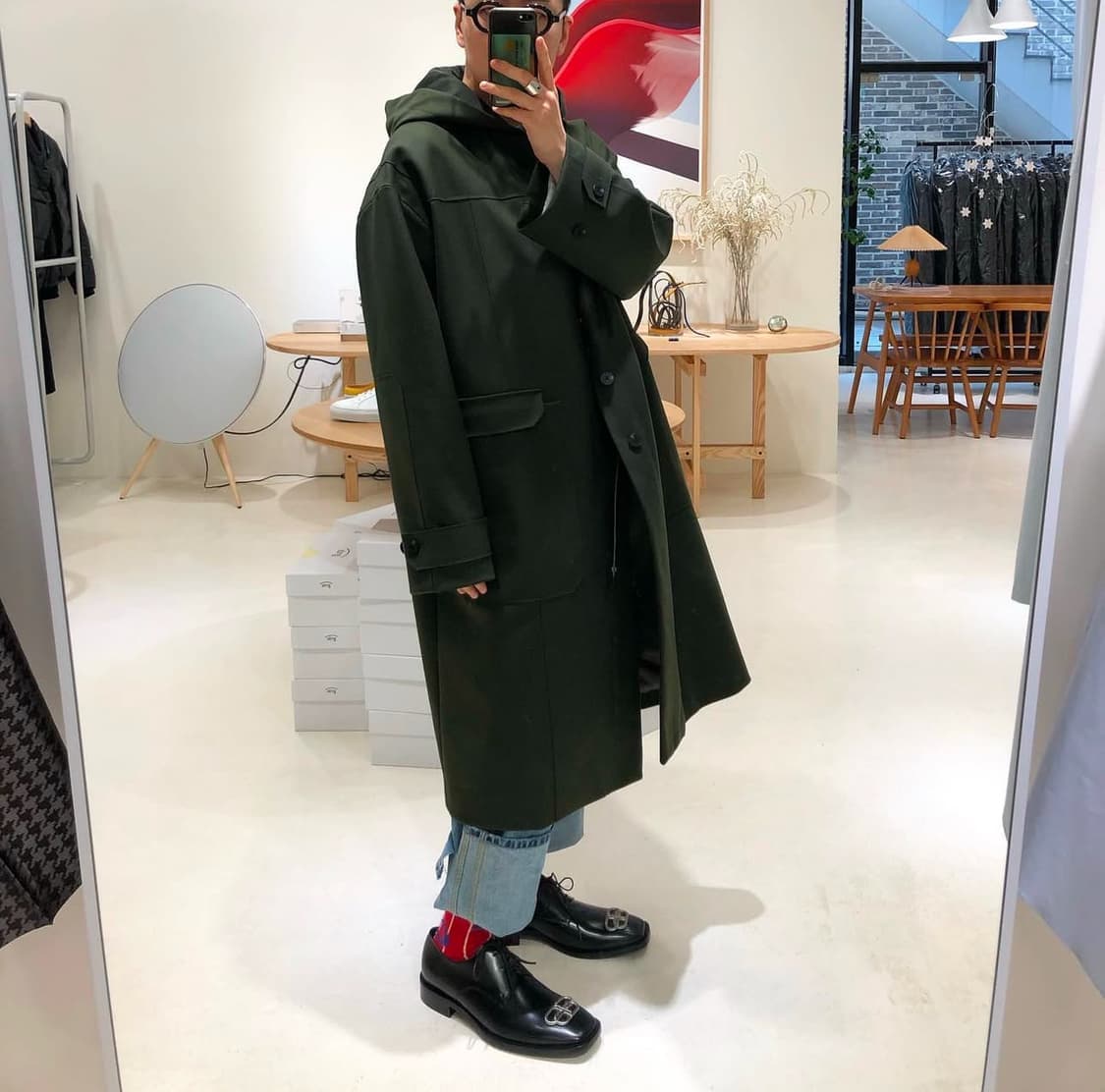 이얼즈어고 후드코트 m 상품이미지2