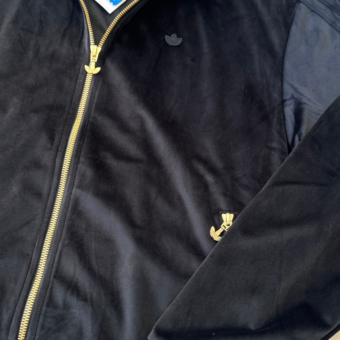 아디다스 벨루어 벨벳 트랙탑 져지 L 상품이미지3