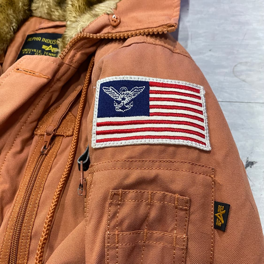 알파인더스트리 N-3B 파카 자켓 롱패딩 S V13 상품이미지5