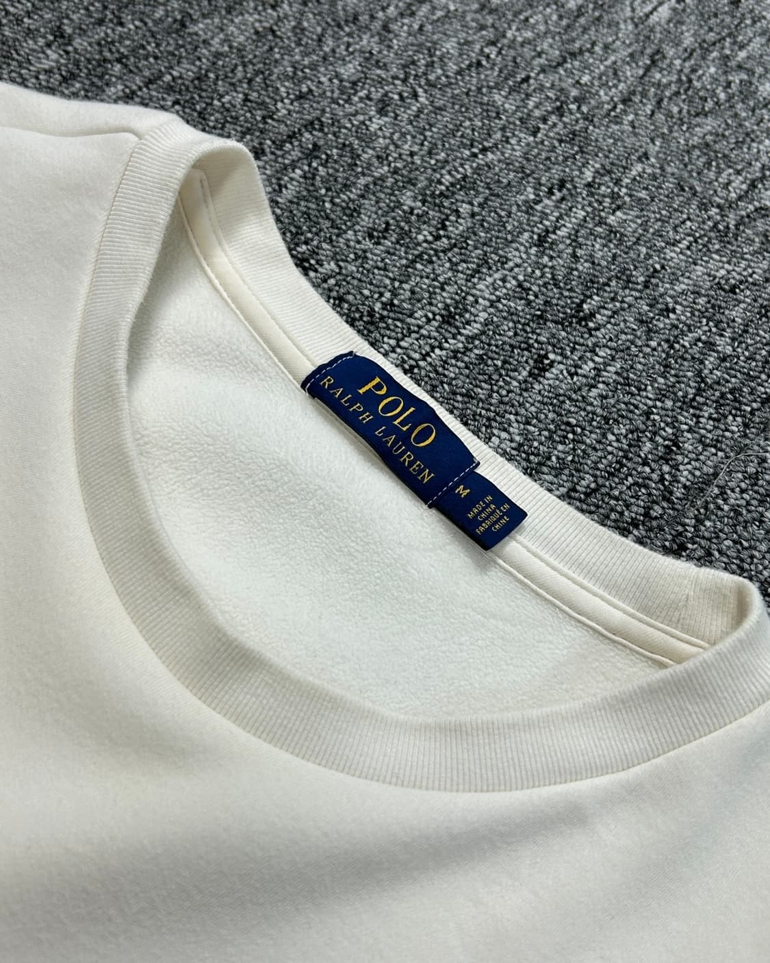 폴로 랄프로렌 아이보리 기모 맨투맨  상품이미지7