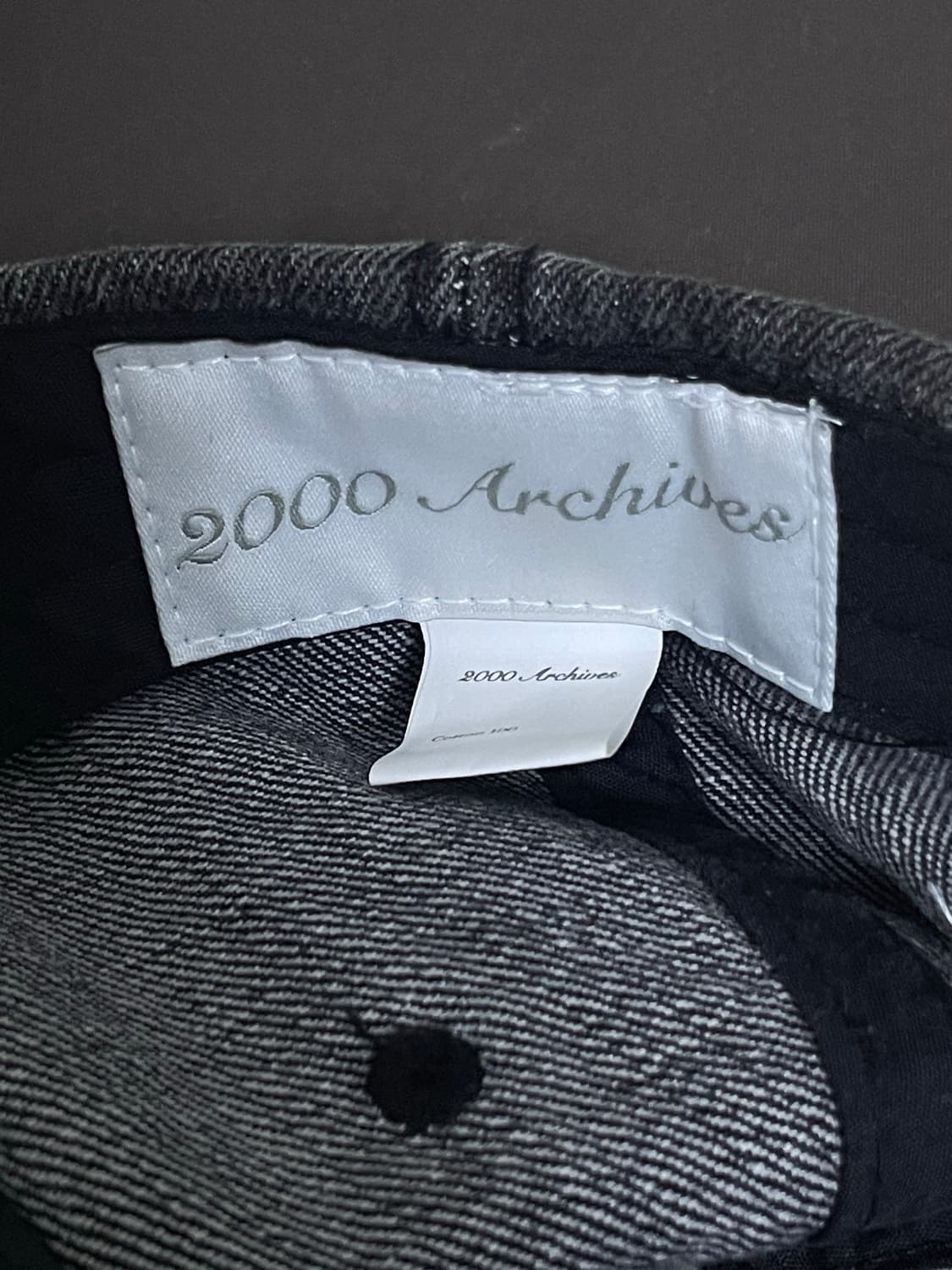 2000아카이브스 roses denim ballcap 상품이미지3