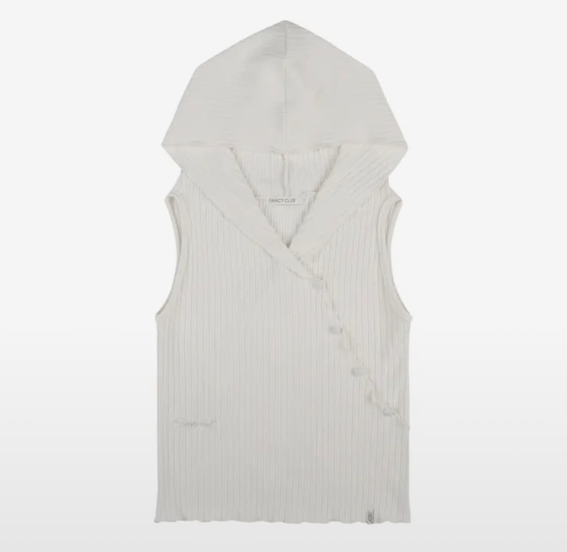 팬시클럽 버드 카울 슬리브리스 (IVORY) F25QB112 상품이미지3