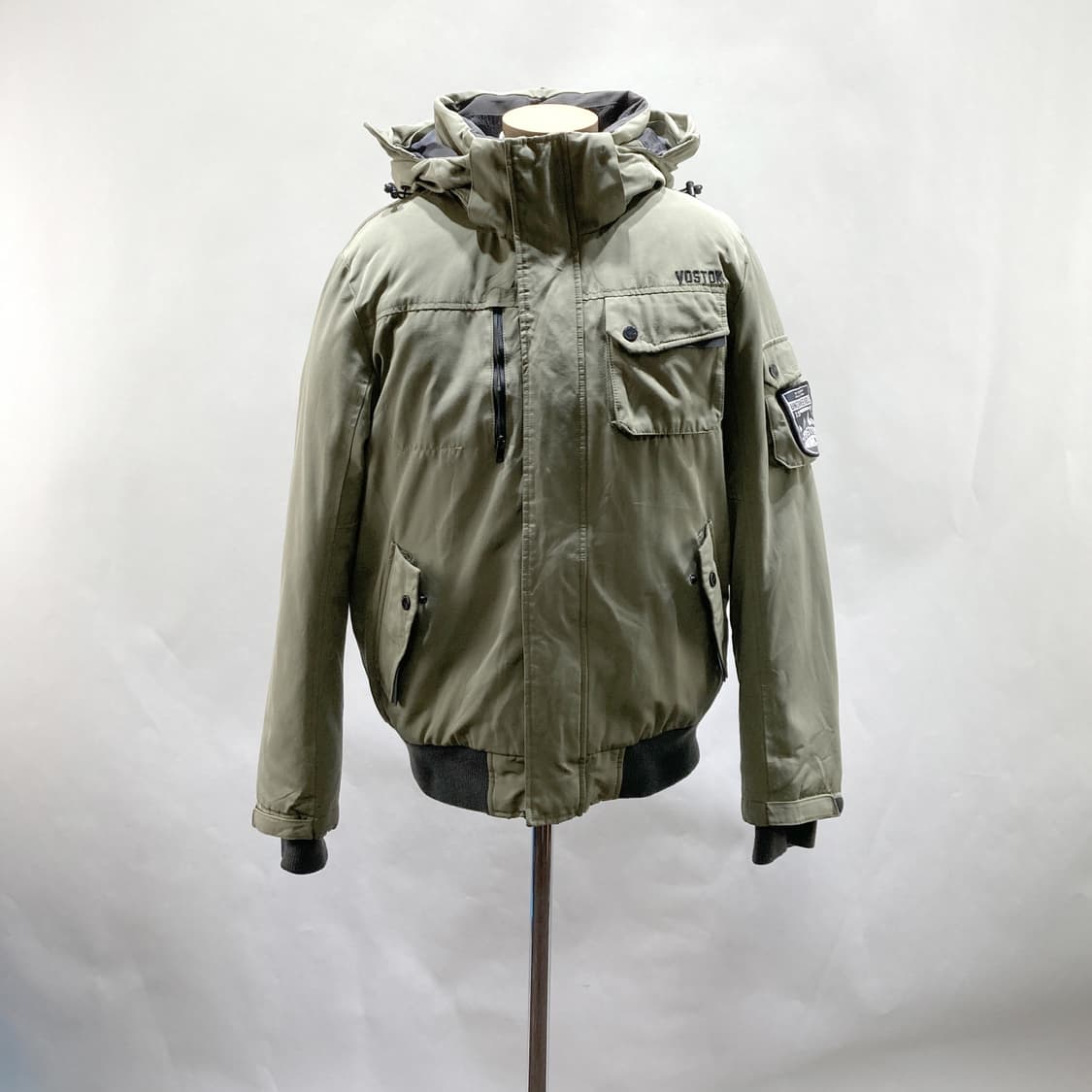 에비수 남성덕다운패딩자켓 카키 100 상품이미지1