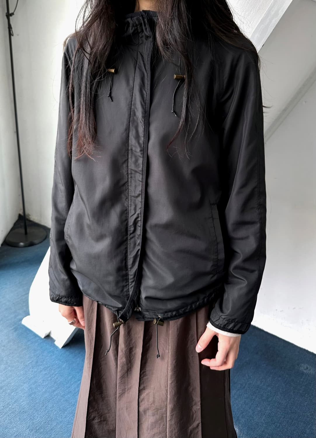 Inner fleece washed poly easy parka 상품이미지7