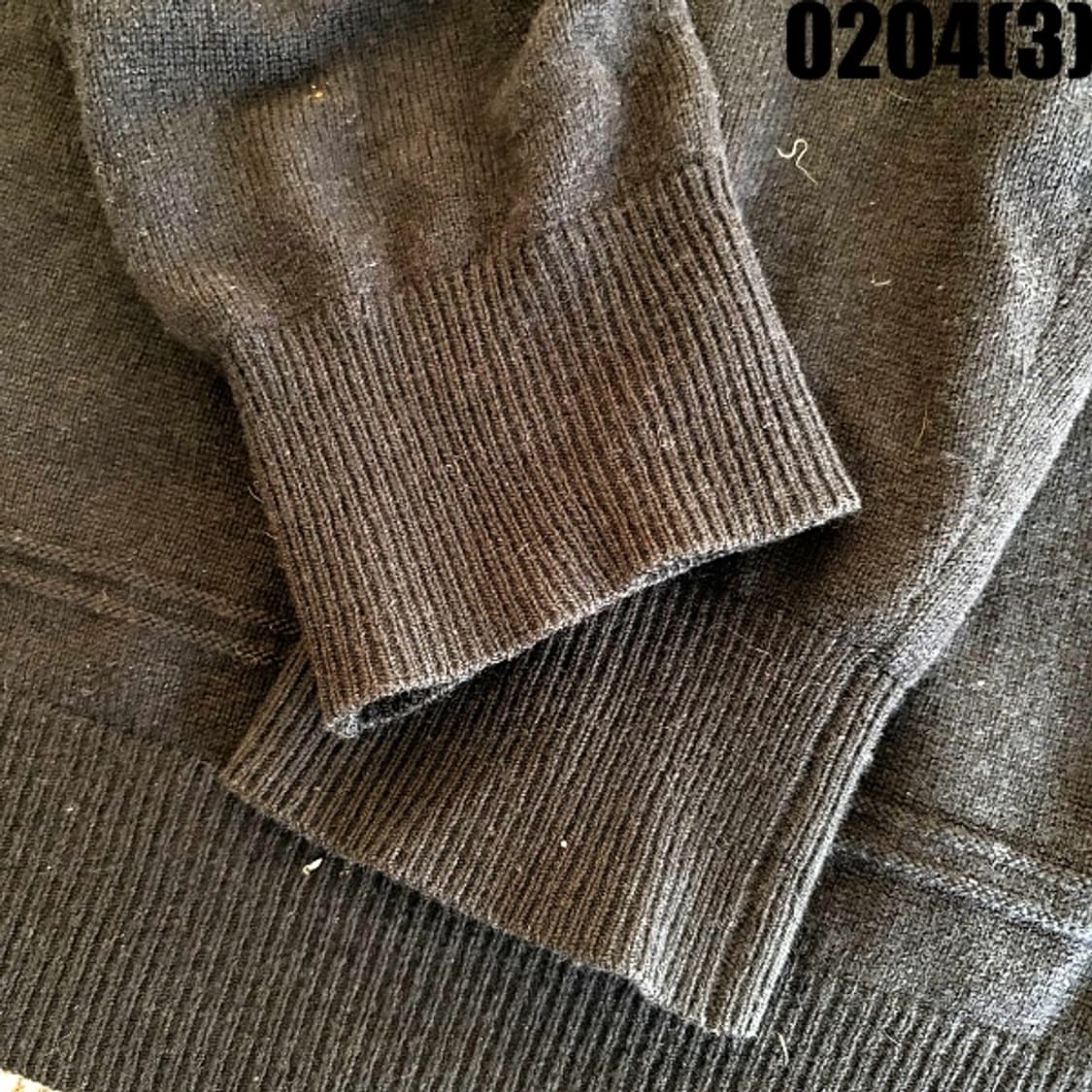 [L] 블랙앤화이트 골프웨어 울혼방 니트 스웨터 0204(3) 상품이미지4