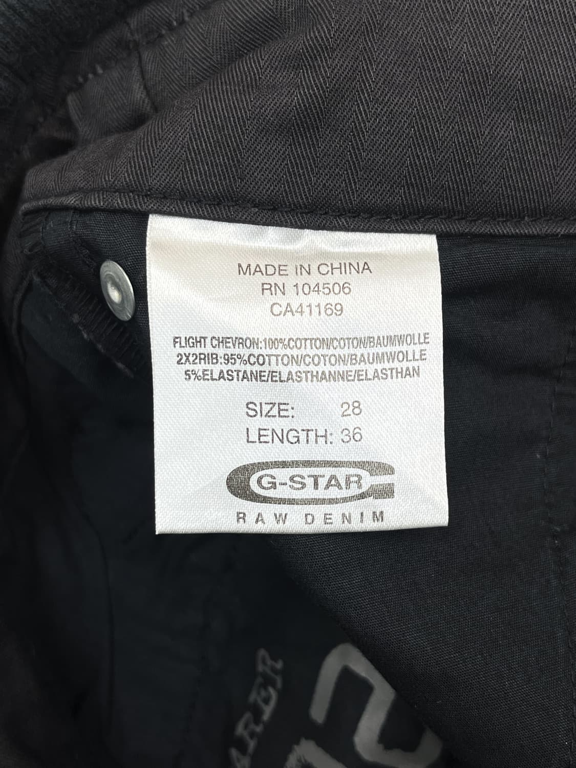 지스타로우 플리티드 치노 팬츠 상품이미지6