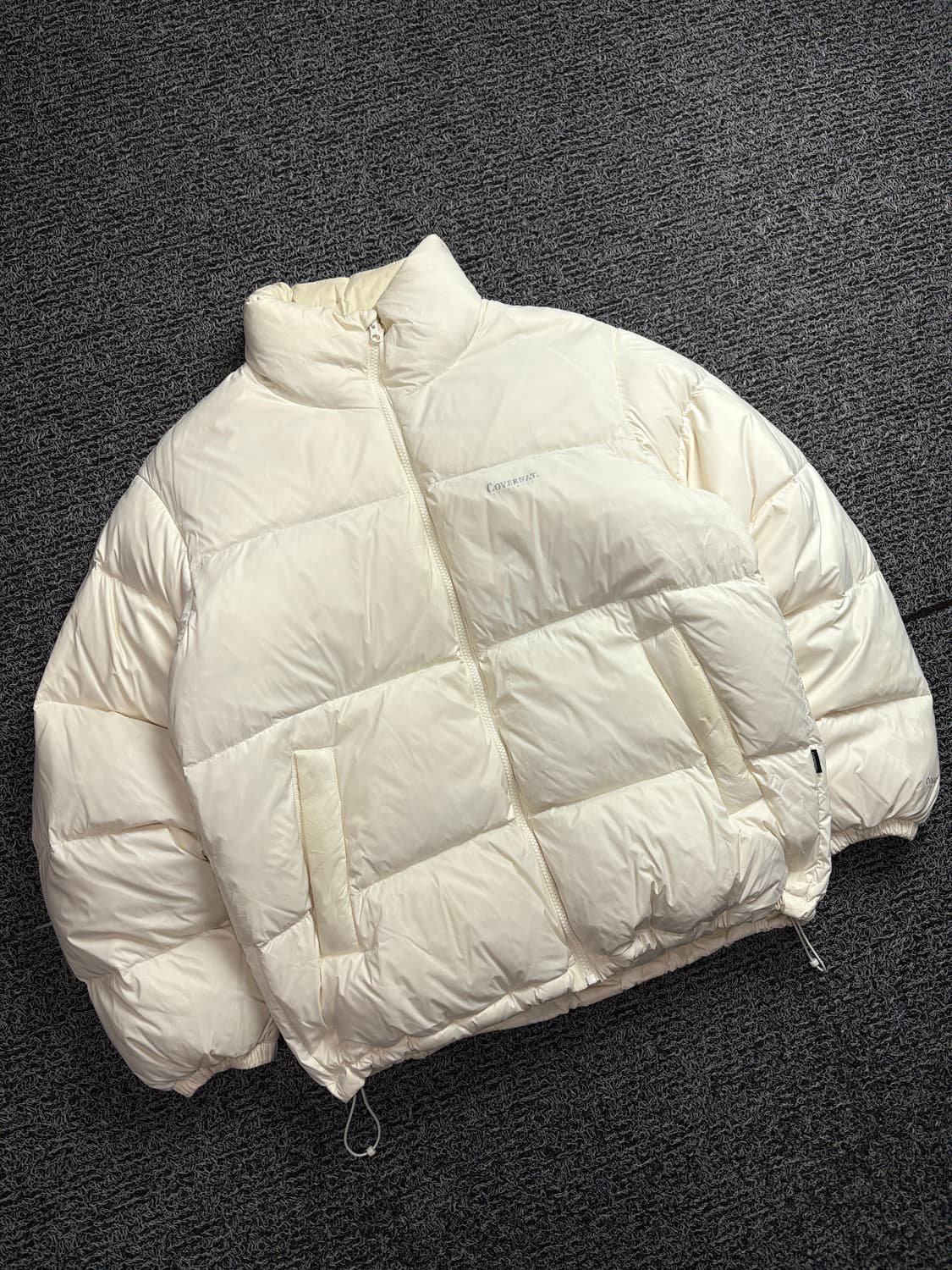 커버낫 아치로고 미니멀 구스 다운 패딩 2129 상품이미지1