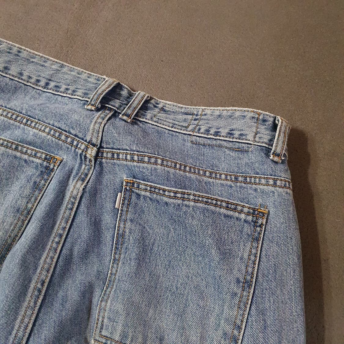 유스 스트레이트 데님 M 미디엄블루 상품이미지6