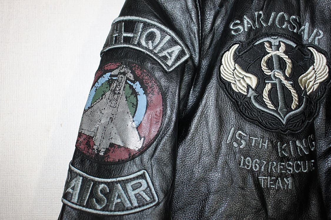 Vintage leather jacket 가죽 항공자켓(우리95) 상품이미지5