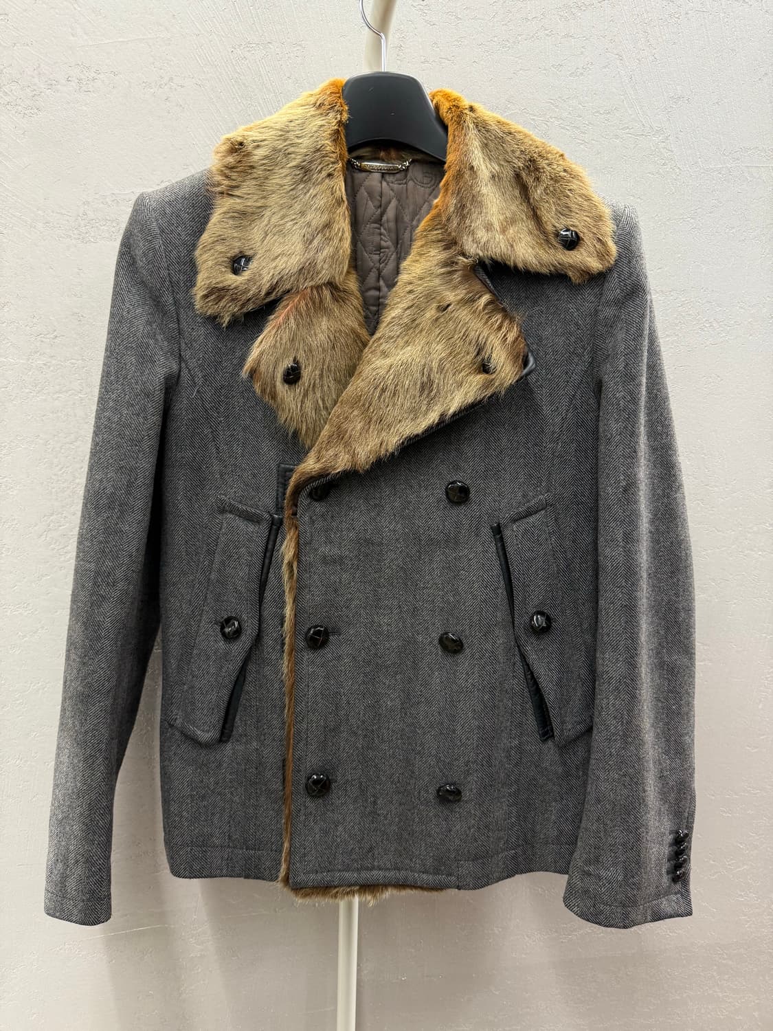 Dolce&Gabbana 돌체앤가바나 빈티지 퍼 코트 자켓 44 상품이미지2