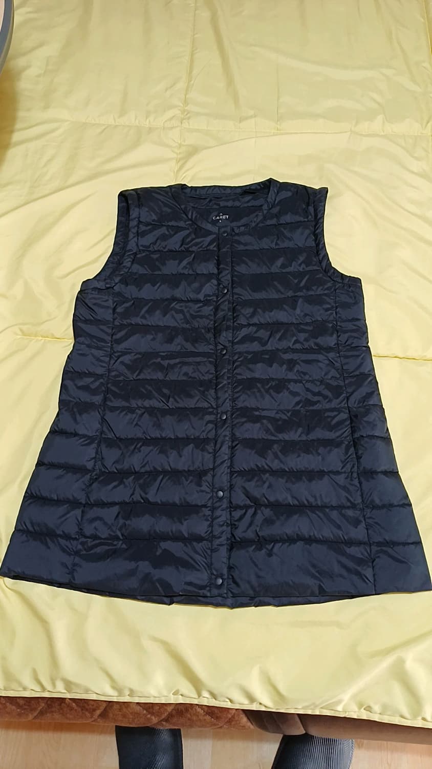 캐럿 롱경량조끼 100 여성77 가슴52 기장77 상품이미지1