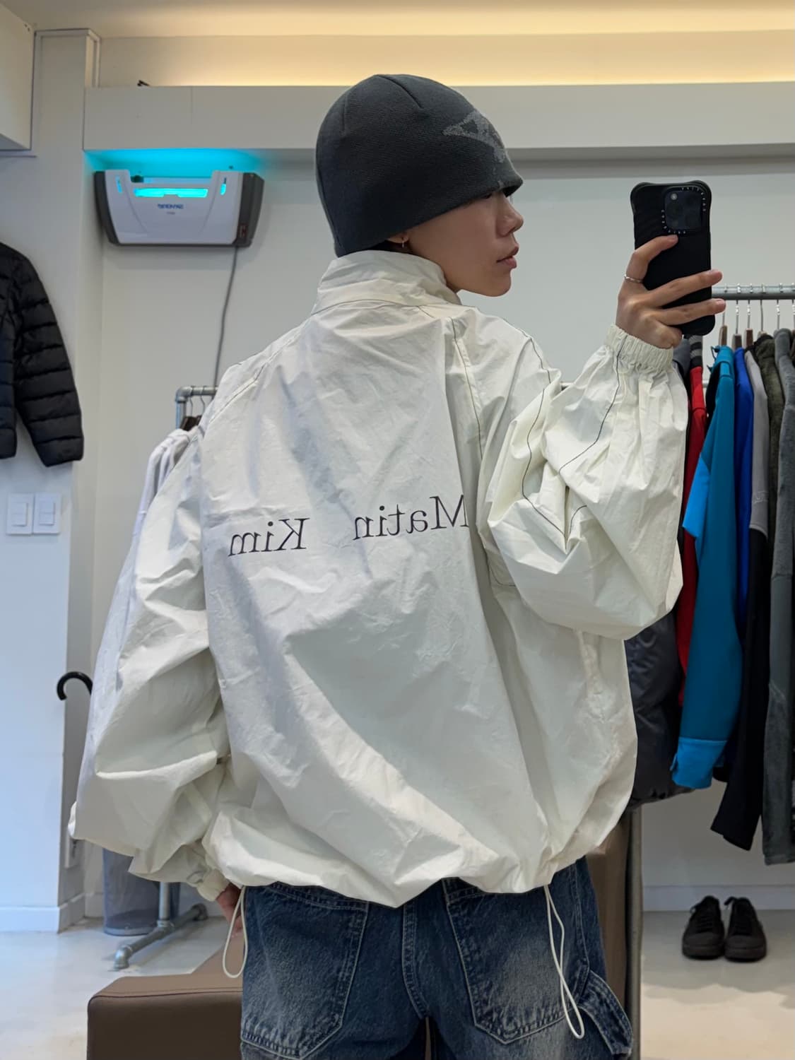 마뗑킴 로고 코팅 점퍼 상품이미지7