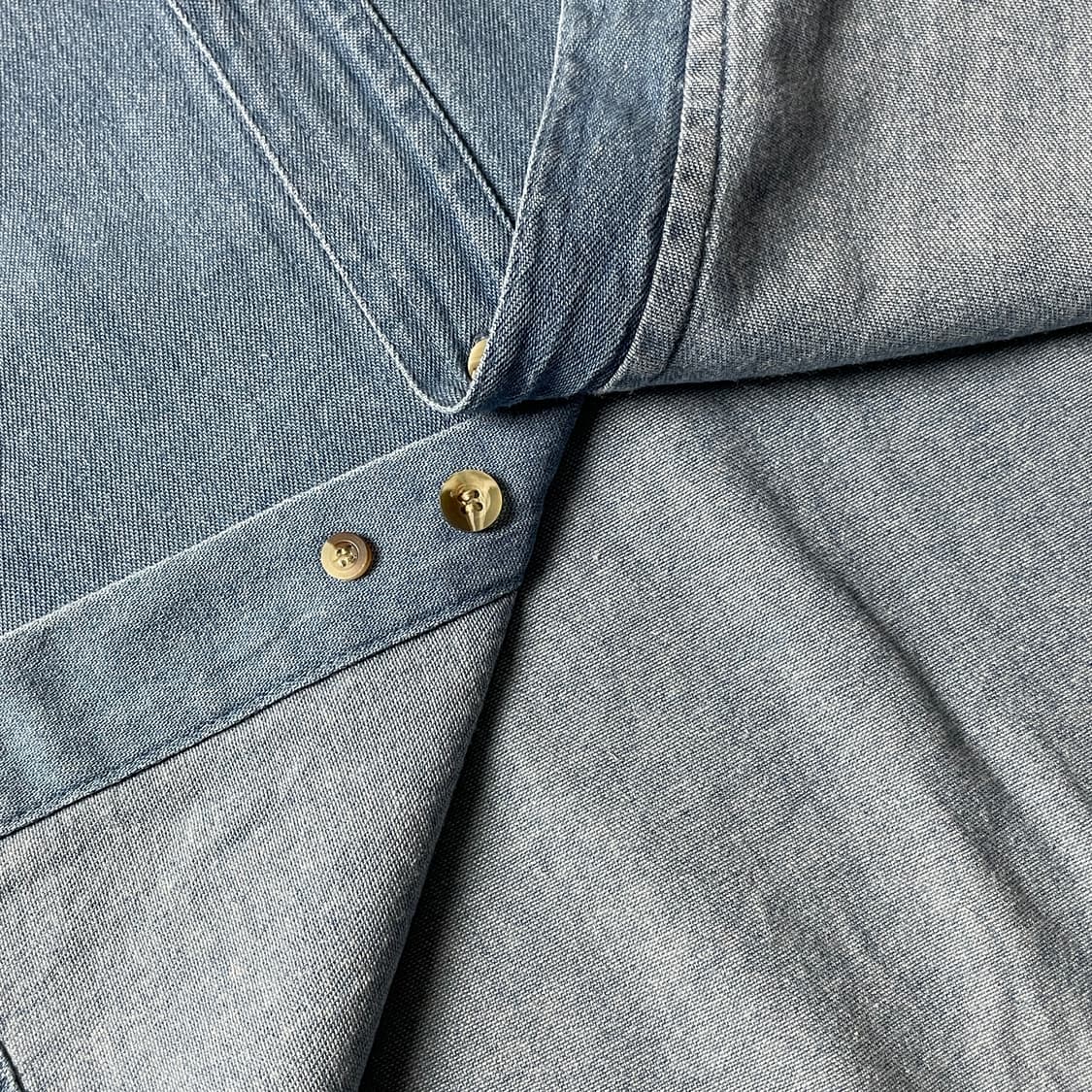 BAY CITY 빈티지 코튼 데님 셔츠 A00564 상품이미지5