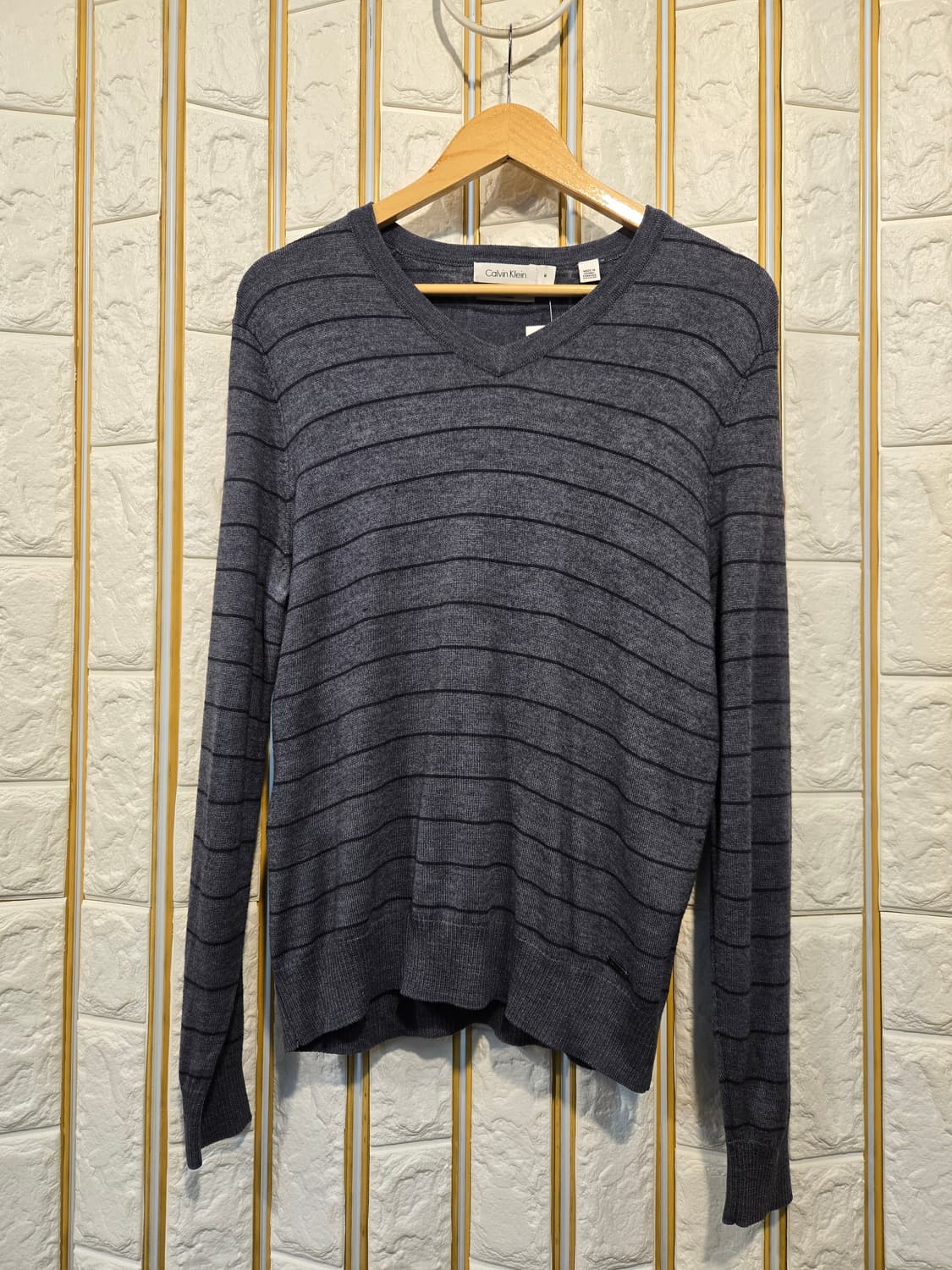캘빈클라인 남성 울 니트 새상급 M 상품이미지1