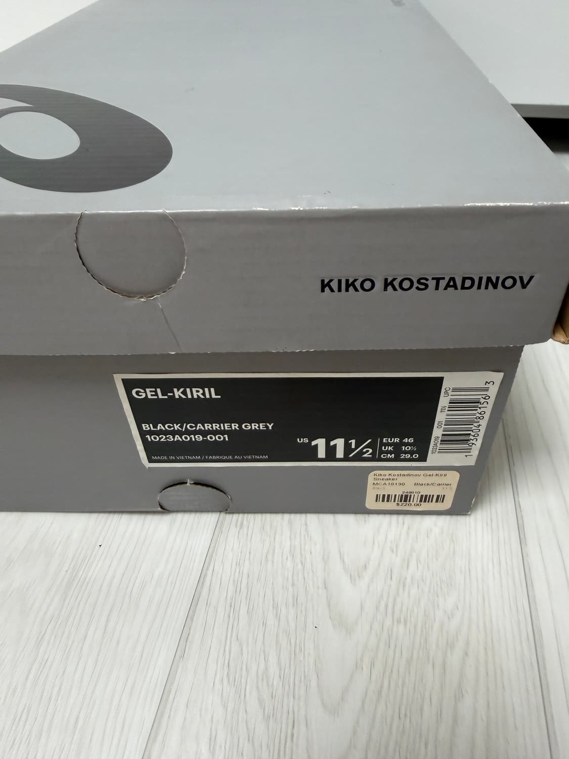 아식스 키코 젤-키릴 Kiko Kostadinov 코스타디노브 블랙290 상품이미지7