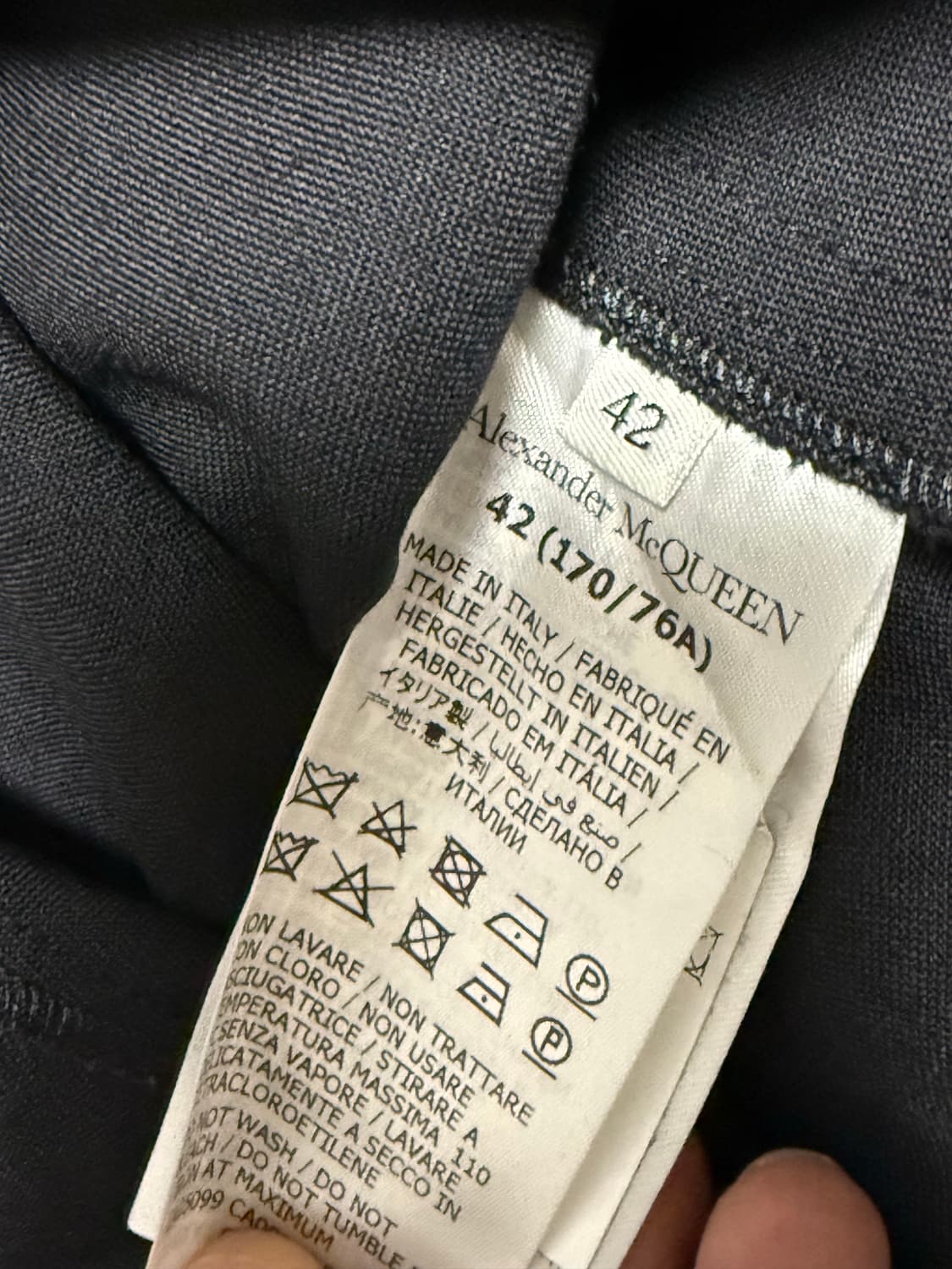 알렉산더맥퀸 블랙 치마 42사이즈 상품이미지3