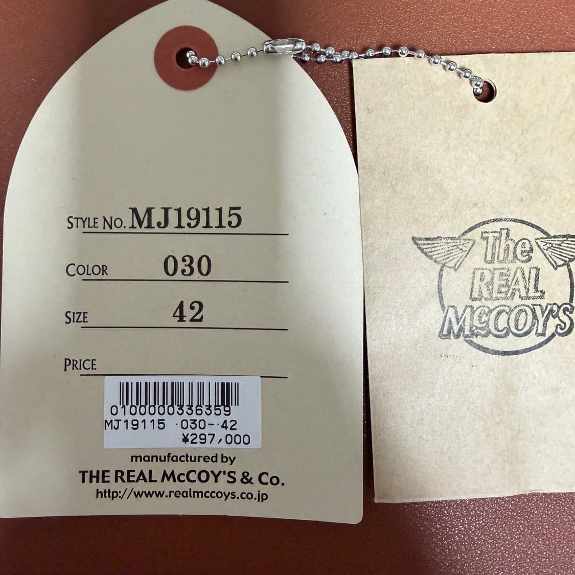 리얼맥코이 넬슨 42사이즈 상품이미지8