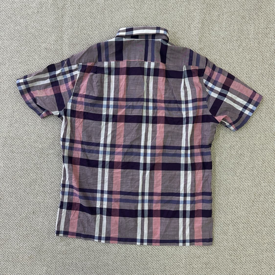 110 닥스 체크 남성 반팔 셔트 0417D 상품이미지4