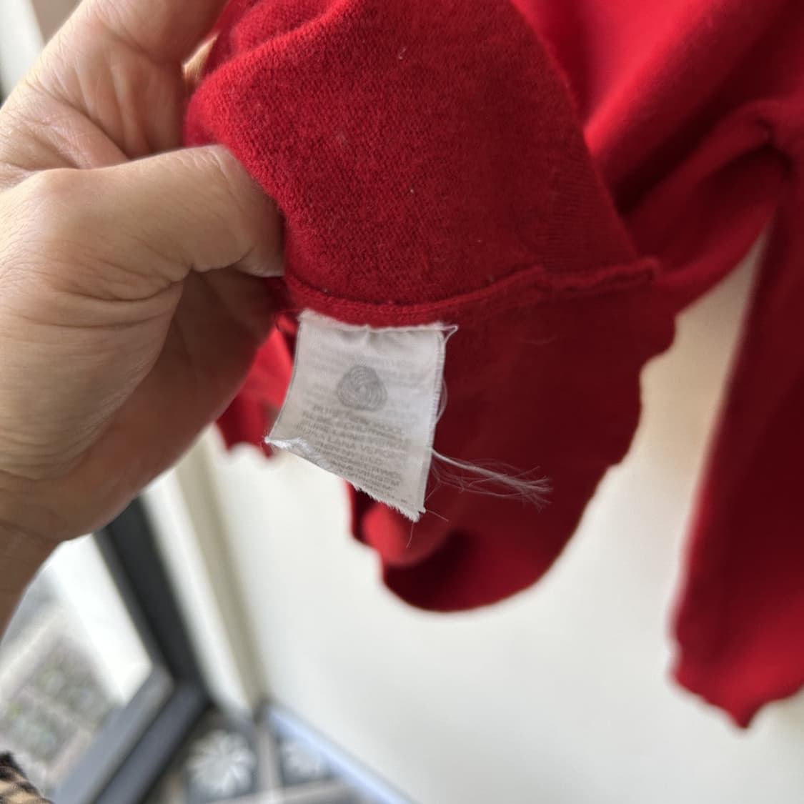 16434 - 버버리 레드 울 가디건 (램스 울 100%) 상품이미지5