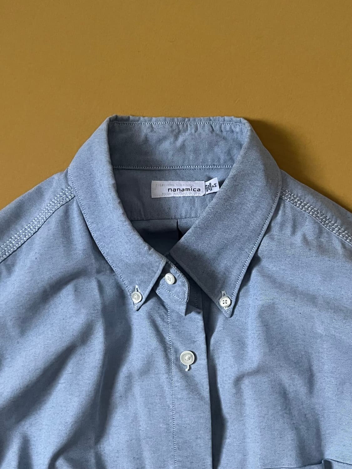 나나미카 버튼다운 윈드셔츠 M 상품이미지2