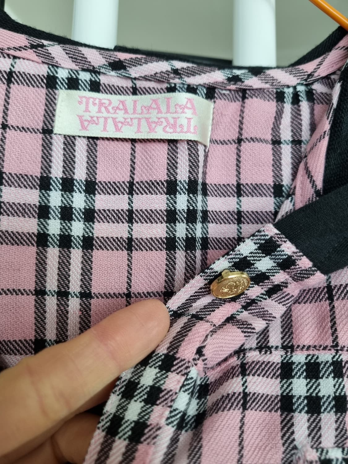 lizlisa tralala 체크 후드 셔츠 상품이미지4