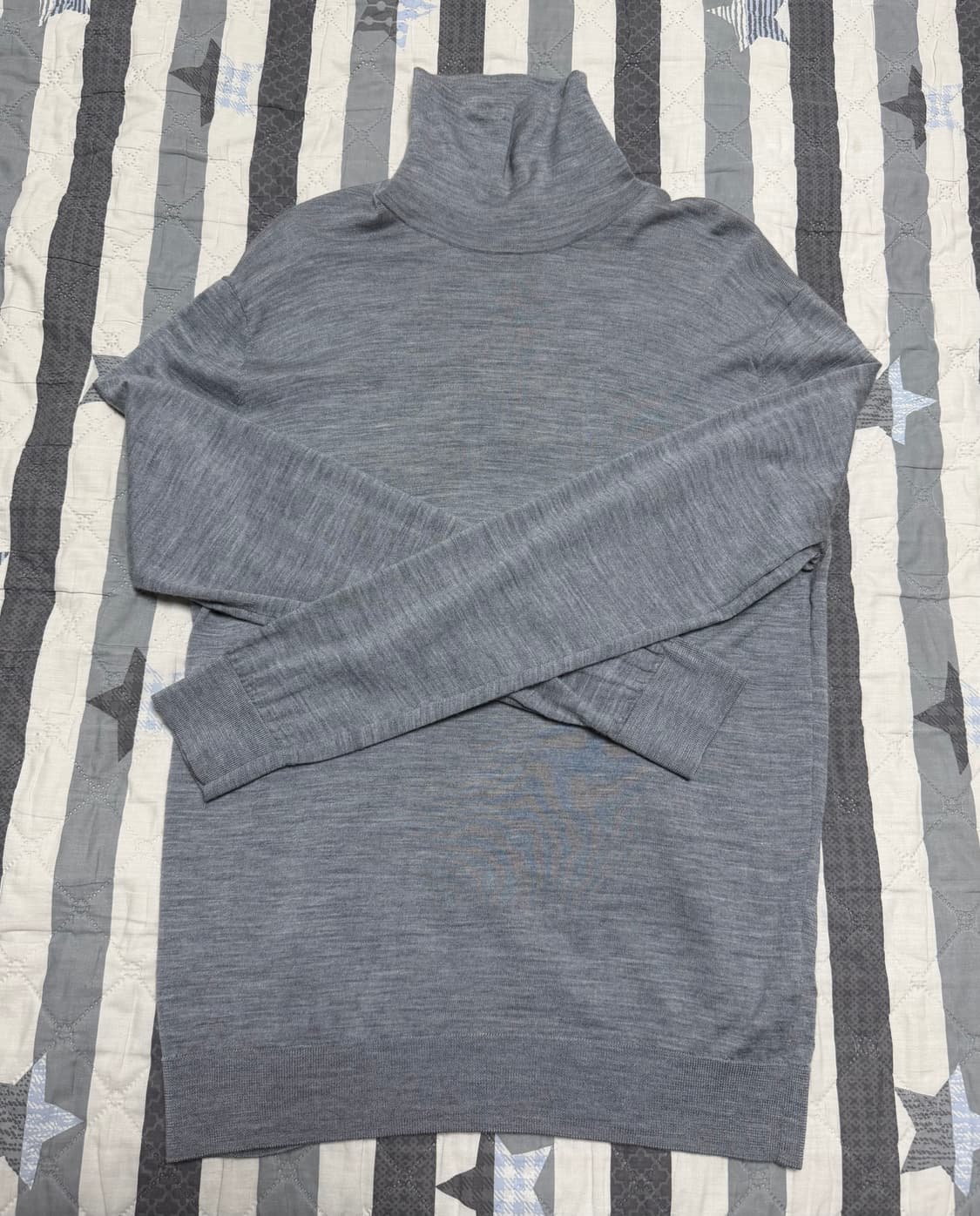 [M] cos 코스 터틀넥 목폴라 니트 그레이 상품이미지1