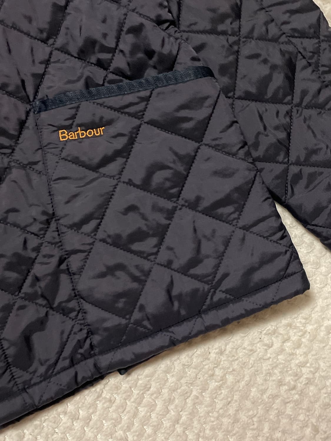 바버(Barbour) 헤리티지 리더스데일 퀼팅 자켓 네이비(클리닝O) 상품이미지6