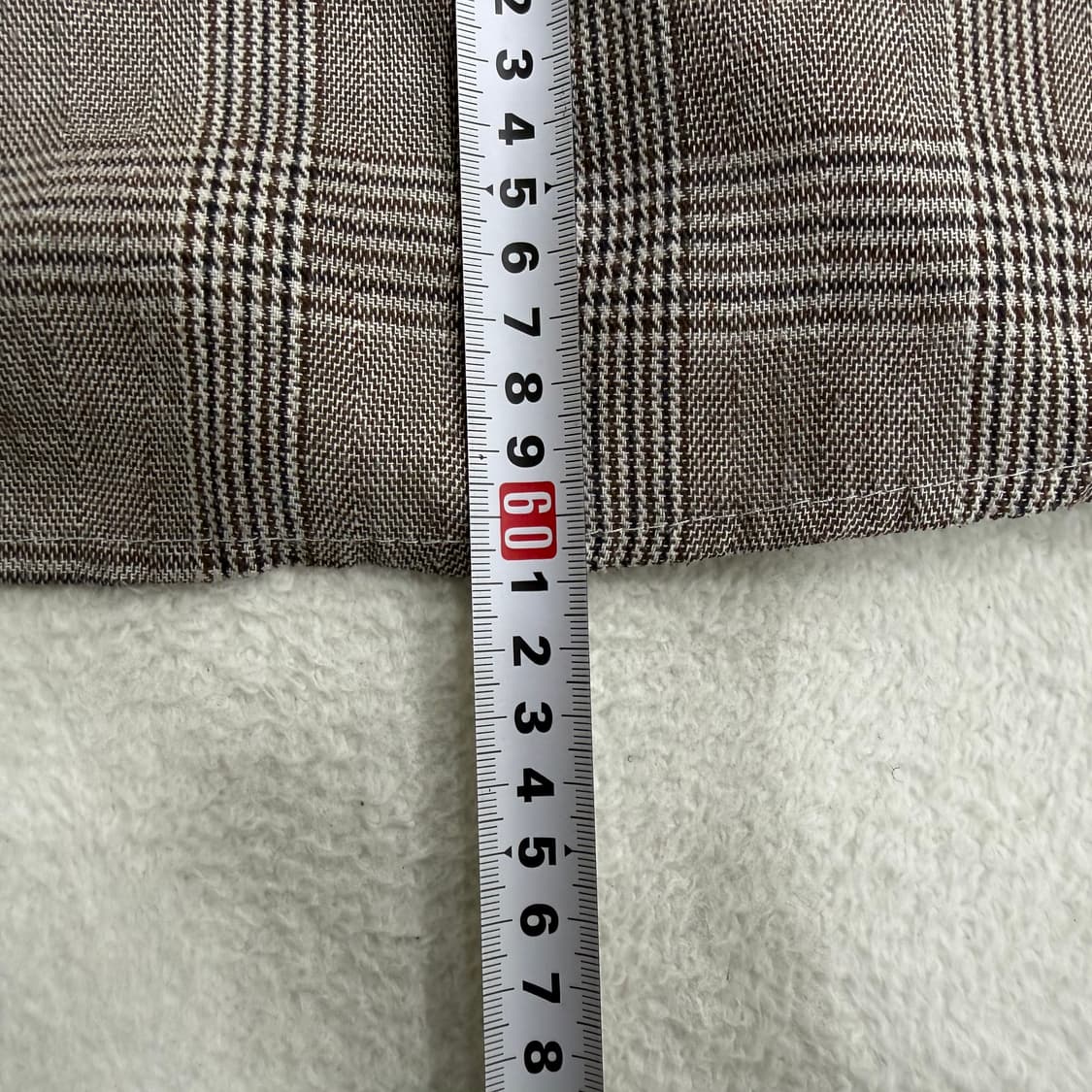 실측확인 빈티지 체크 긴팔 셔츠 0330T 상품이미지6