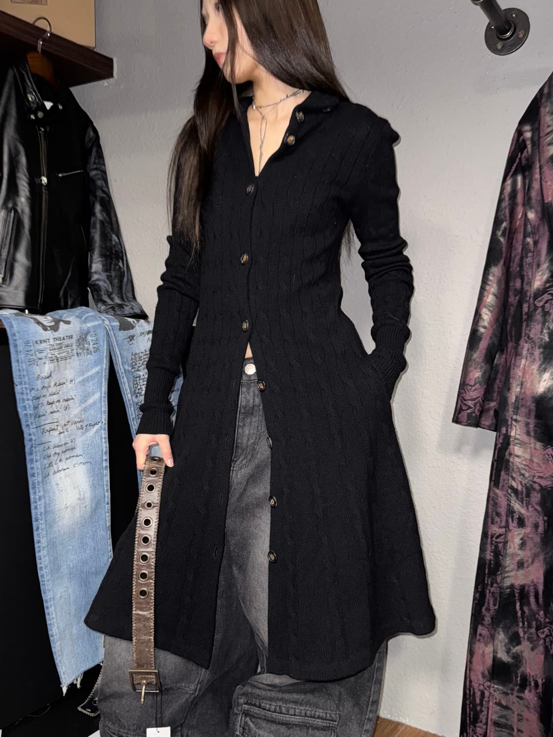 폴로 랄프로렌 케이블니트 원피스 상품이미지2