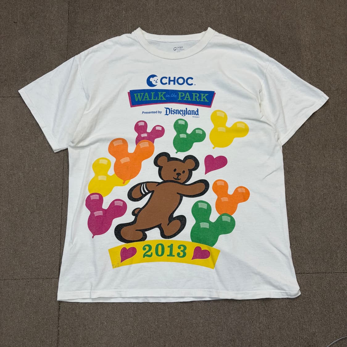 디즈니랜드 CHOC 워크인더 파크 빈티지 티셔츠  상품이미지1