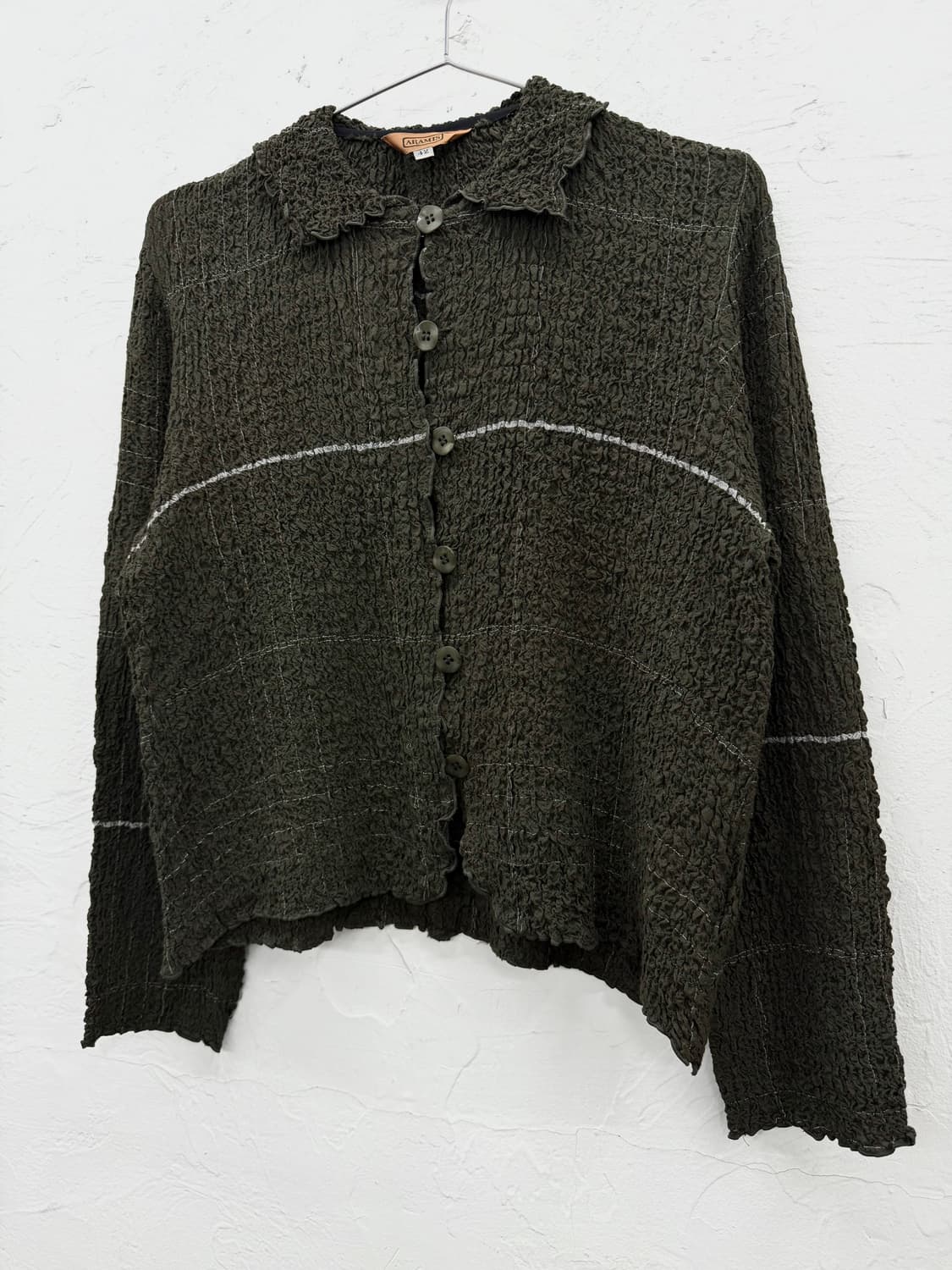 aramis 플리츠 가디건 상품이미지2