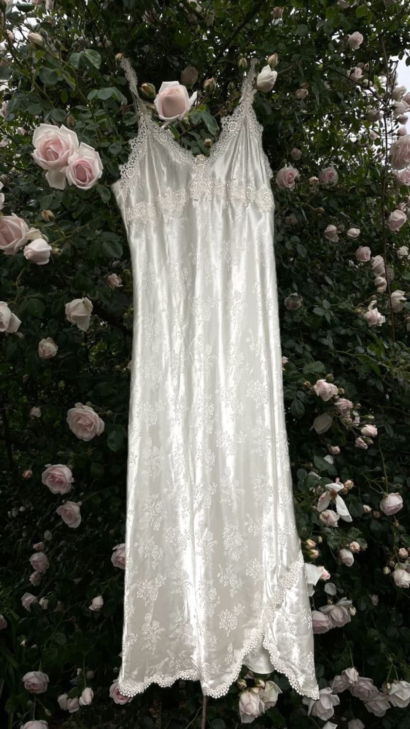 루카 빈티지 레이스 롱슬립 원피스 상품이미지2