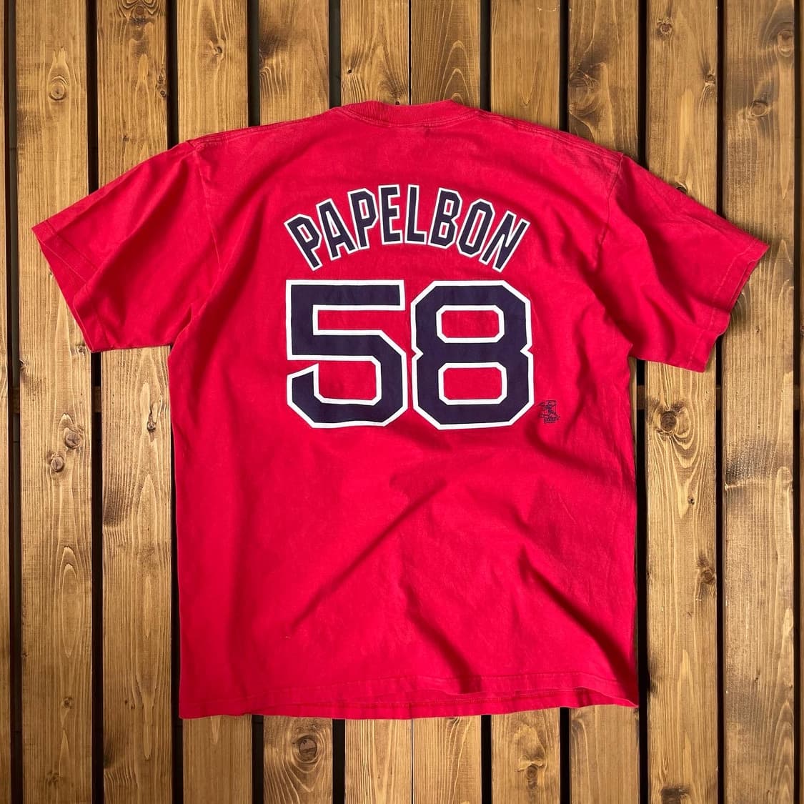 마제스틱 보스턴 레드삭스 파펠본 티셔츠 2XL 상품이미지1