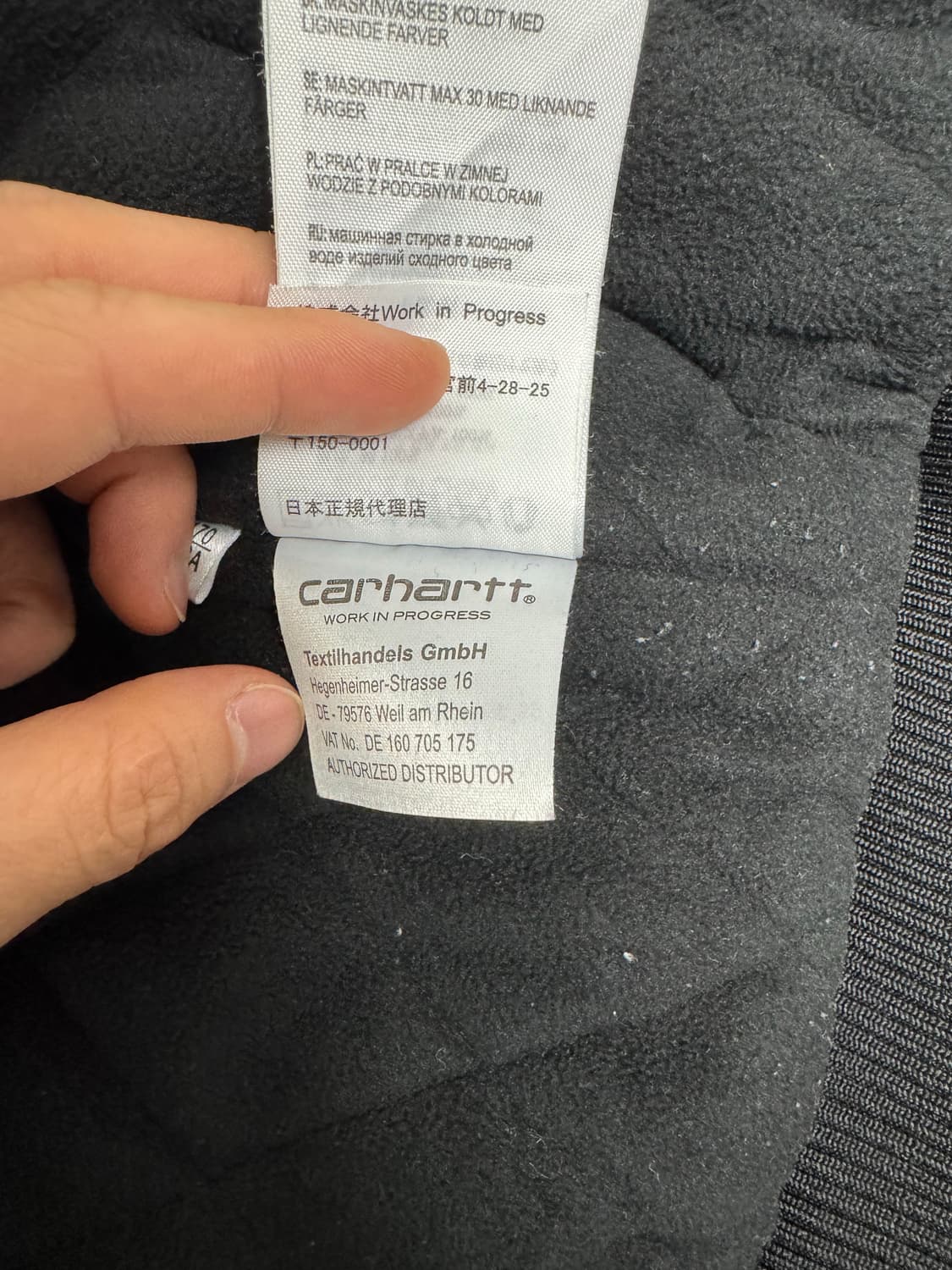 칼하트 덕 액티브 자켓 S 사이즈 상품이미지5