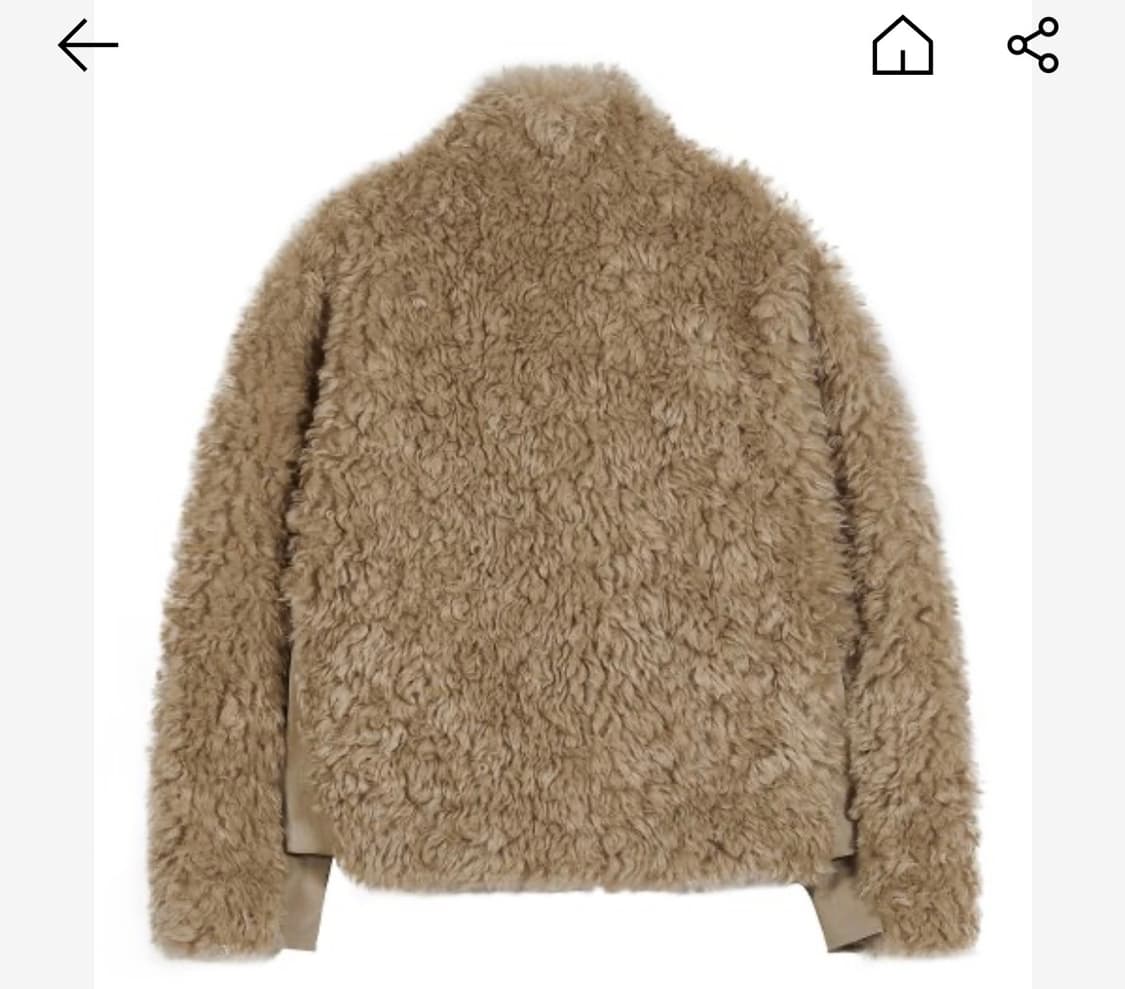 새상품)타입서비스 Leather Mixed Fur Jumper  상품이미지3