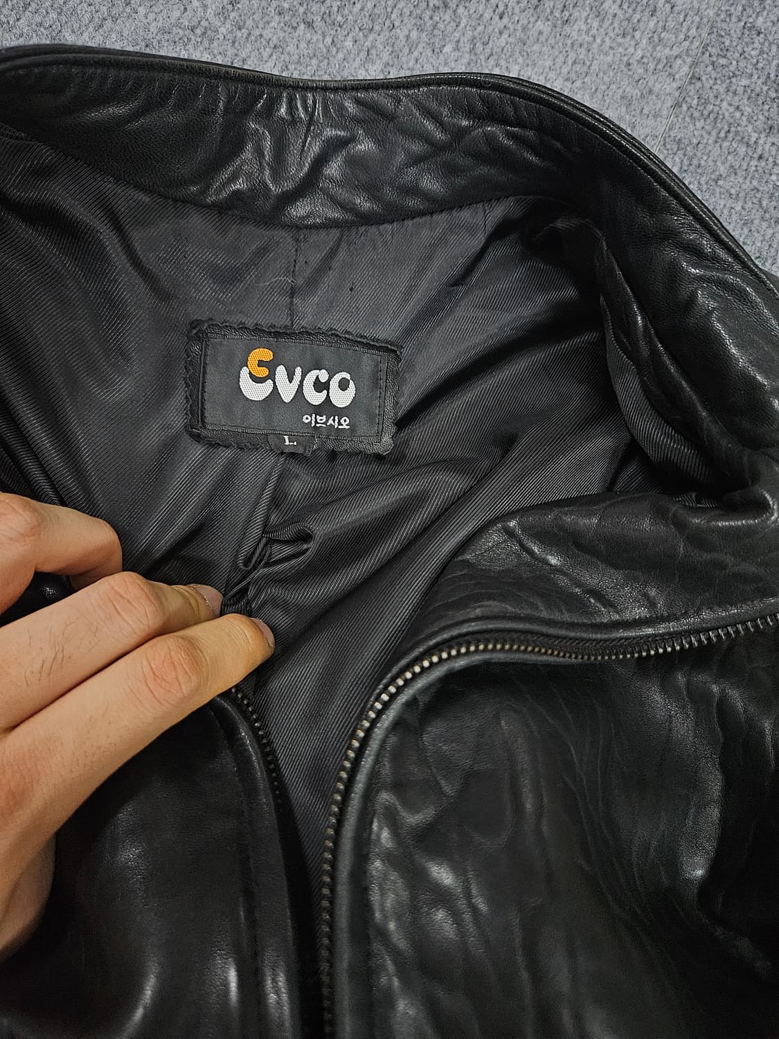 Evco 양가죽 90`s 자켓 L(급처) 상품이미지4