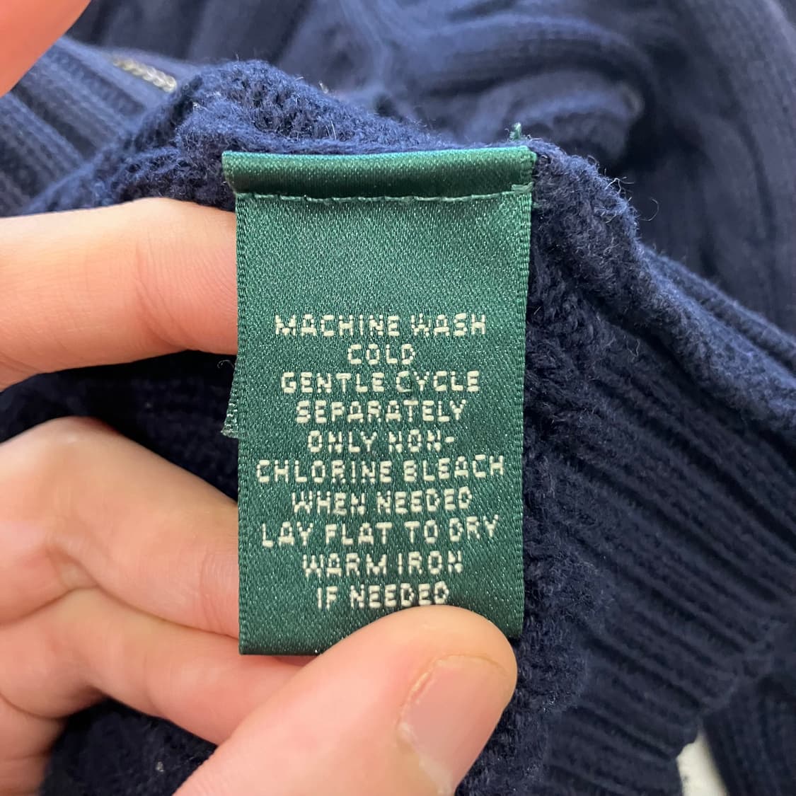 644 랄프로렌 폴로 꽈배기 니트 집업 상품이미지3