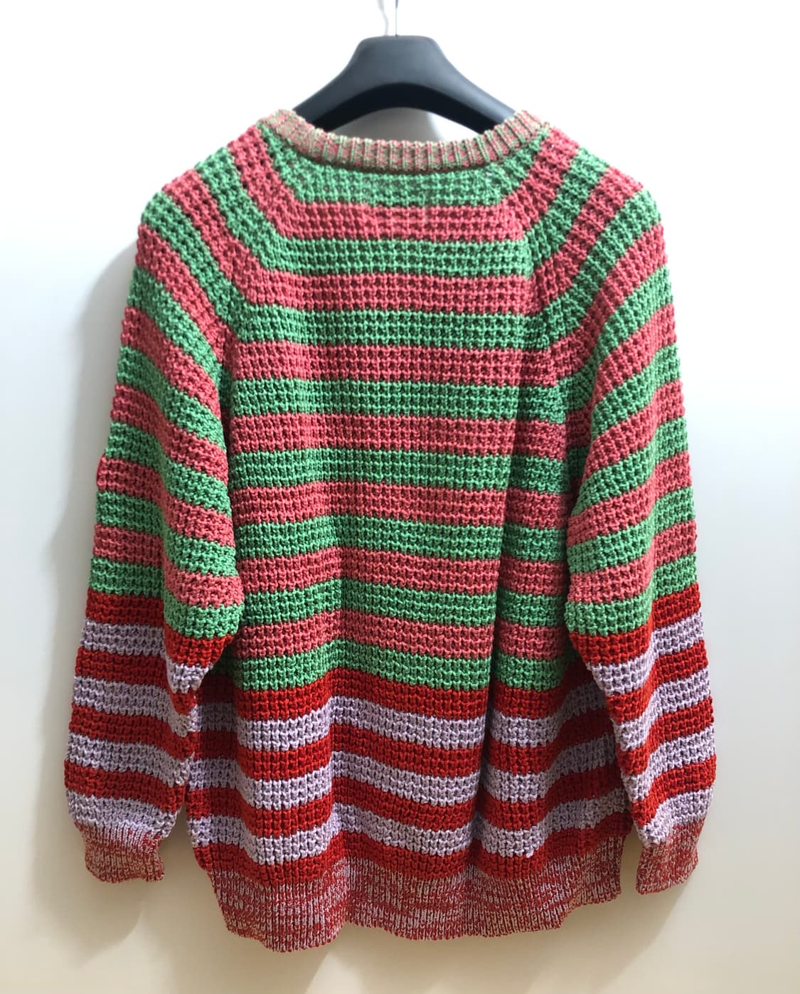 [M] 카브엠트 루즈 와플 니트 핑크 상품이미지2