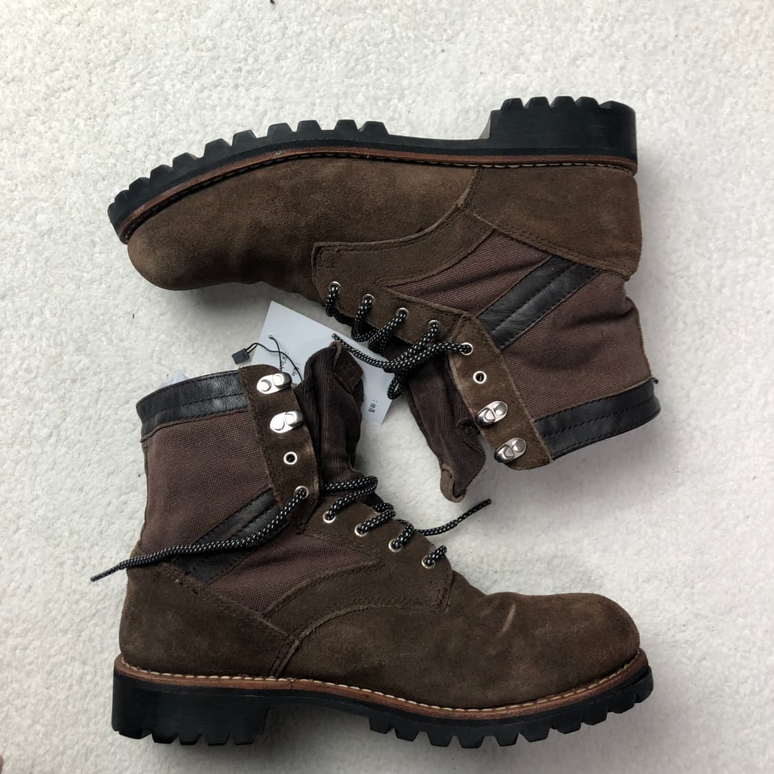 비브람솔 빈티지 브라운 워커 부츠 상품이미지3