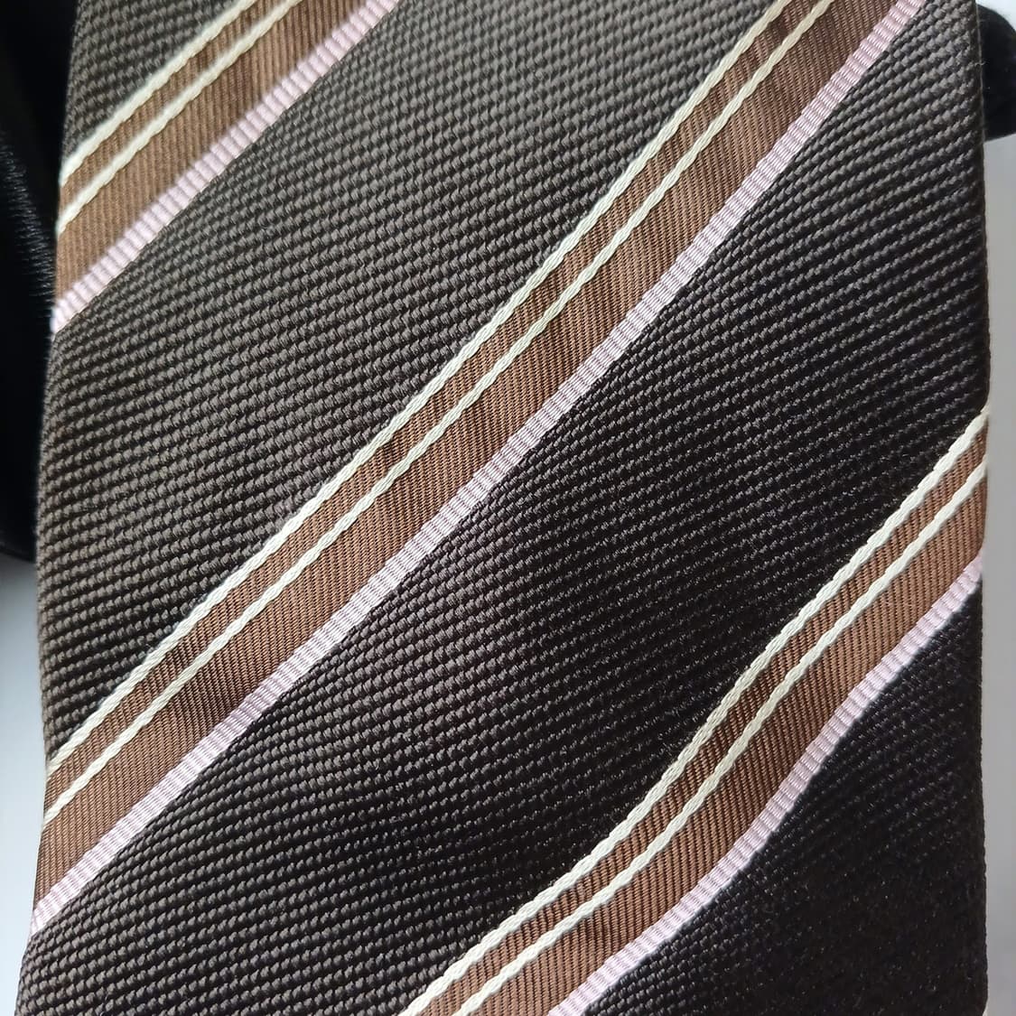 조르지오 아르마니 실크 스트라이프 넥타이 9.9cm A+등급 A19150 상품이미지7