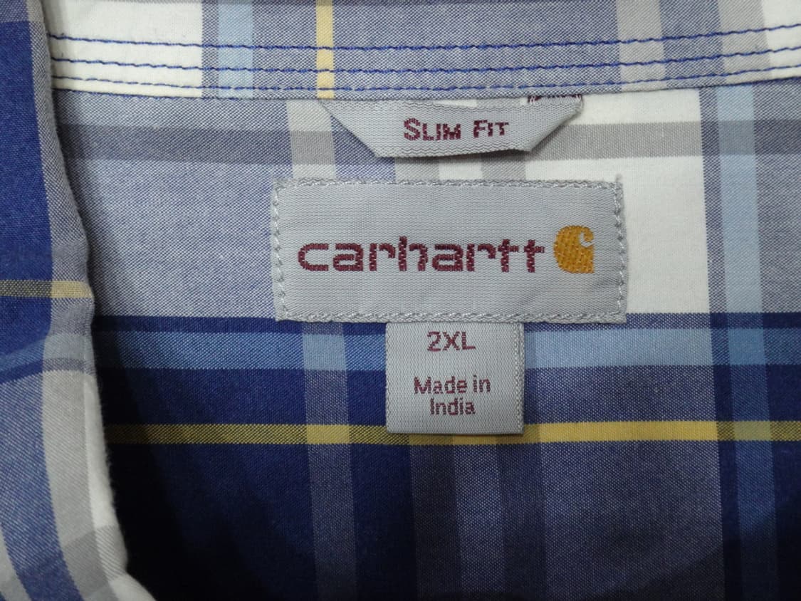 (2XL) 칼하트 carhartt 플래드 체크 하프 남성 셔츠 상품이미지8