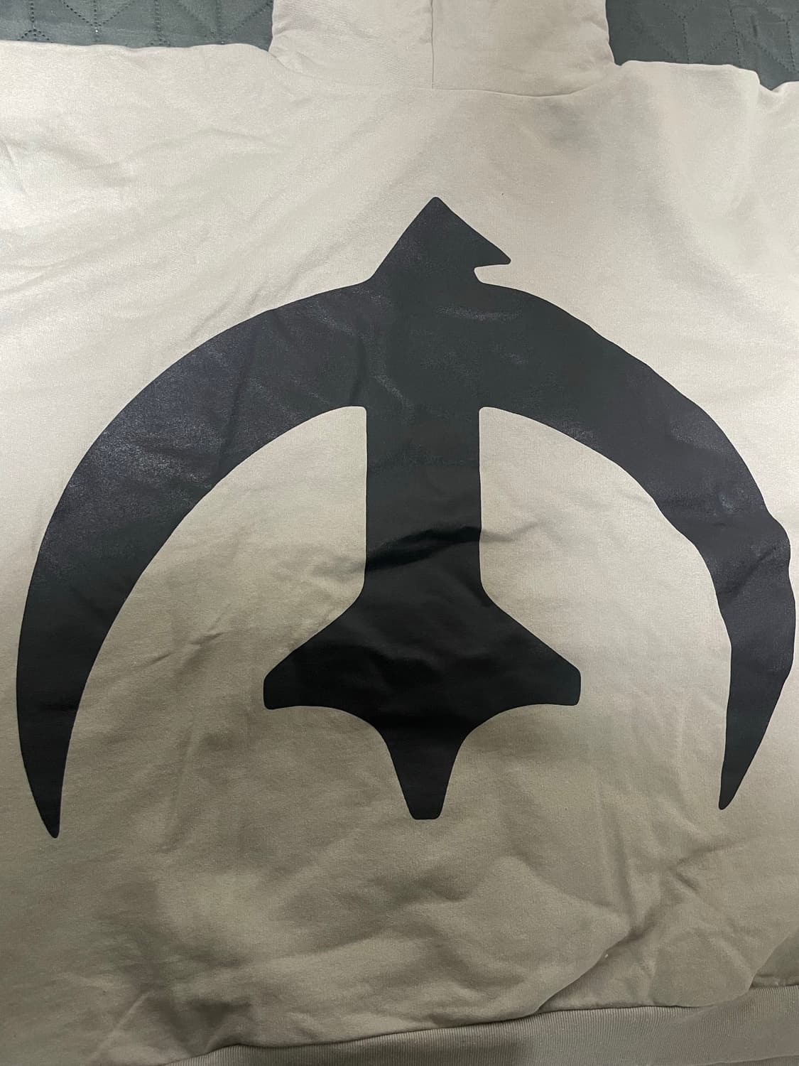 Yeezy YZY 이지 크레센트 후드 그레이 2사이즈 새상품 상품이미지1