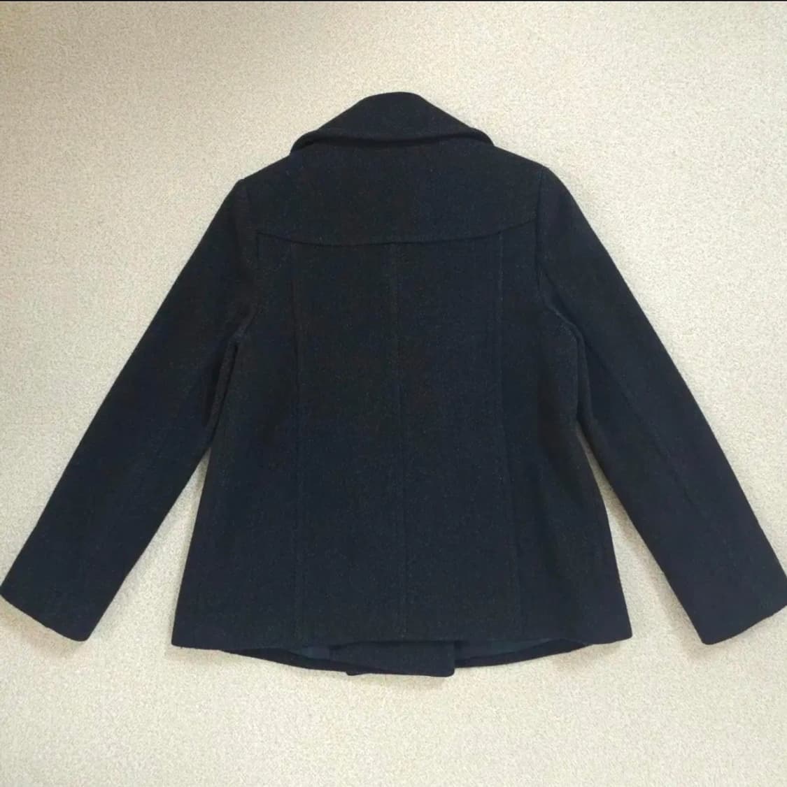 (54)KEITH 울 모직 더블 숏 코트 차콜 상품이미지7