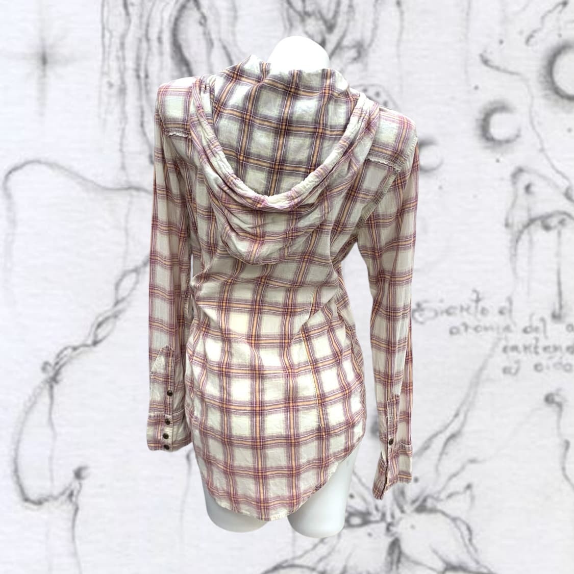 g.o.a Nerd check hood outer 상품이미지2