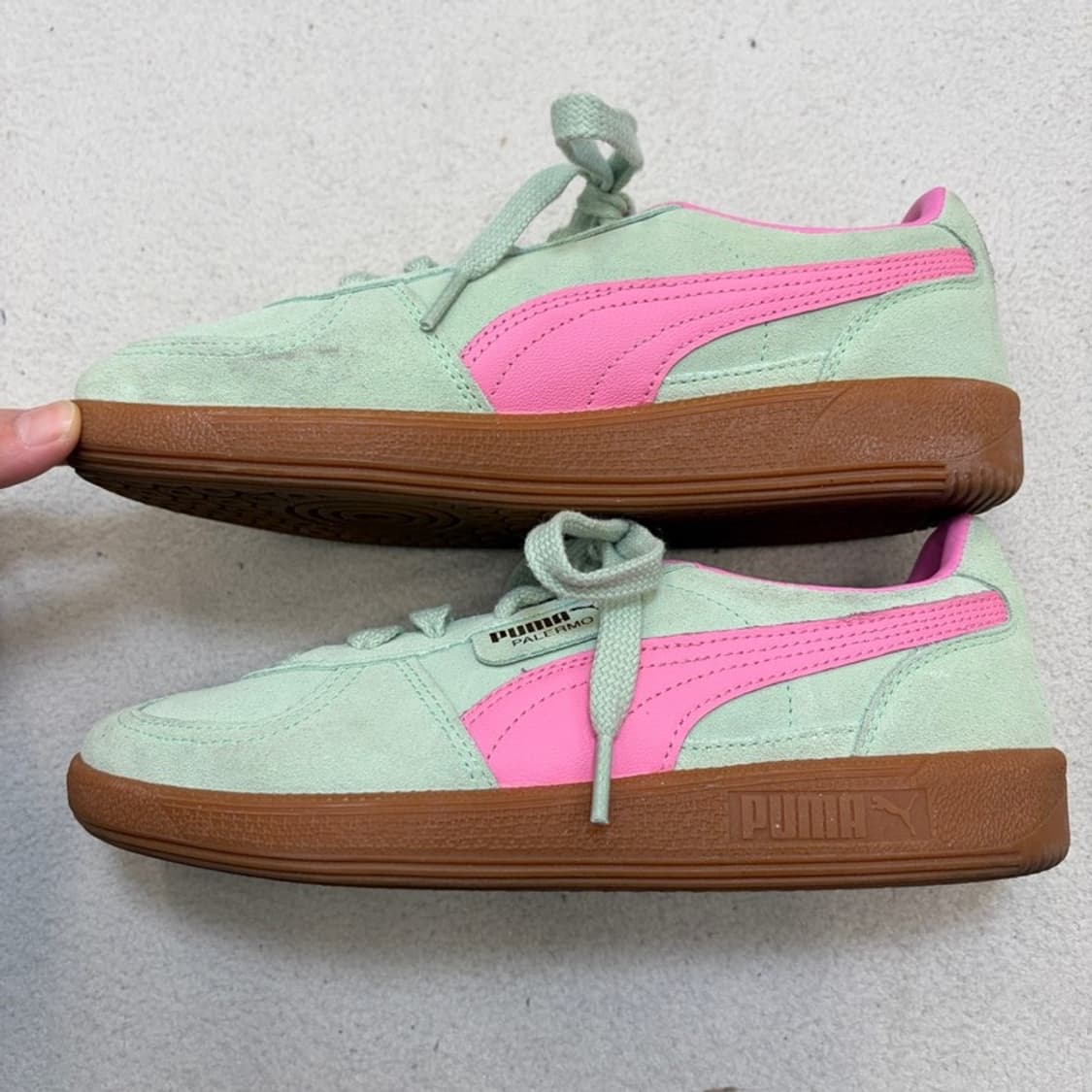 PUMA 팔레르모 프레쉬 민트 핑크 245 상품이미지2