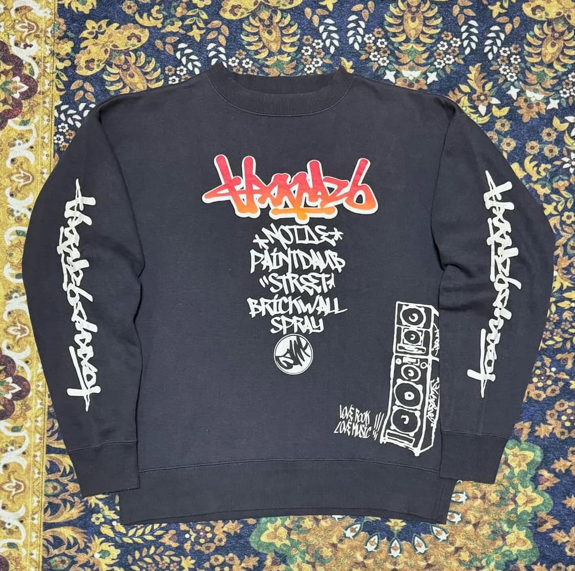 [재패니즈] OBLO 그래피티 오버핏 맨투맨 스웻셔츠 상품이미지1