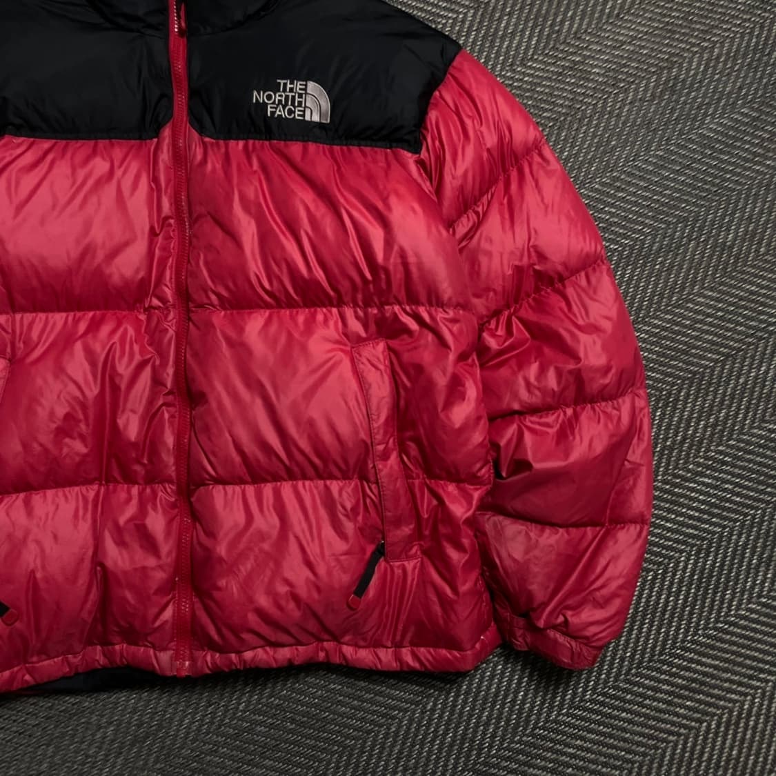 노스페이스 og 눕시 700 구스다운 푸퍼 패딩 레드o 5352 상품이미지2