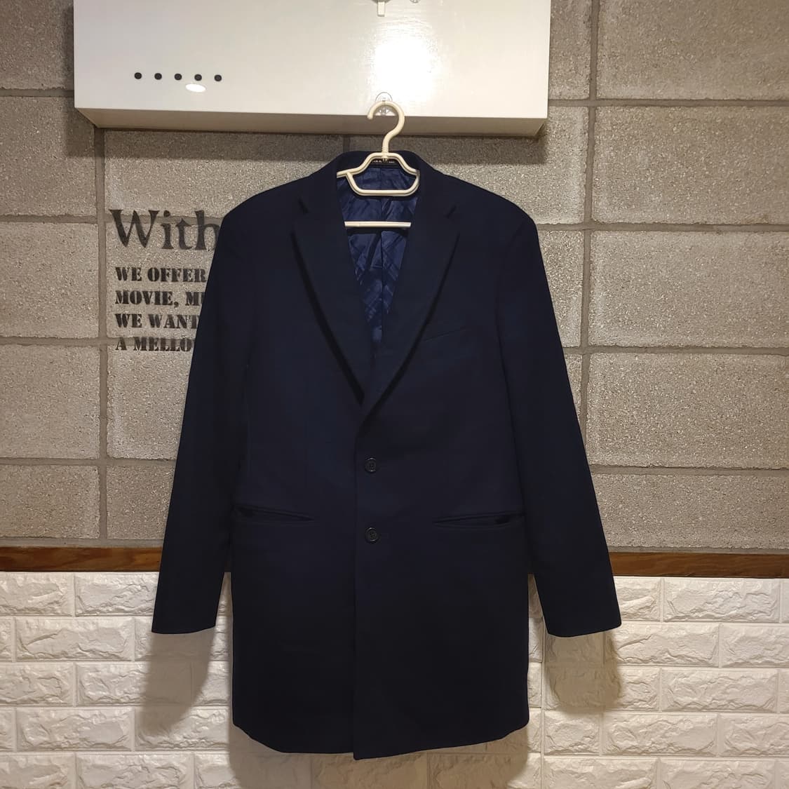 킨록앤더슨 캐시미어 2버튼 코트 105 상품이미지1