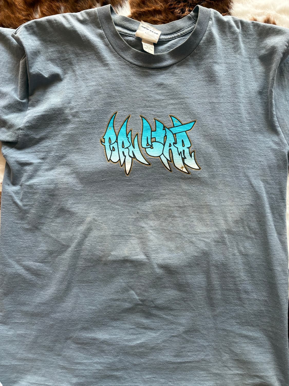 급처) vintage 폰스타 그래픽 티셔츠 L 상품이미지4