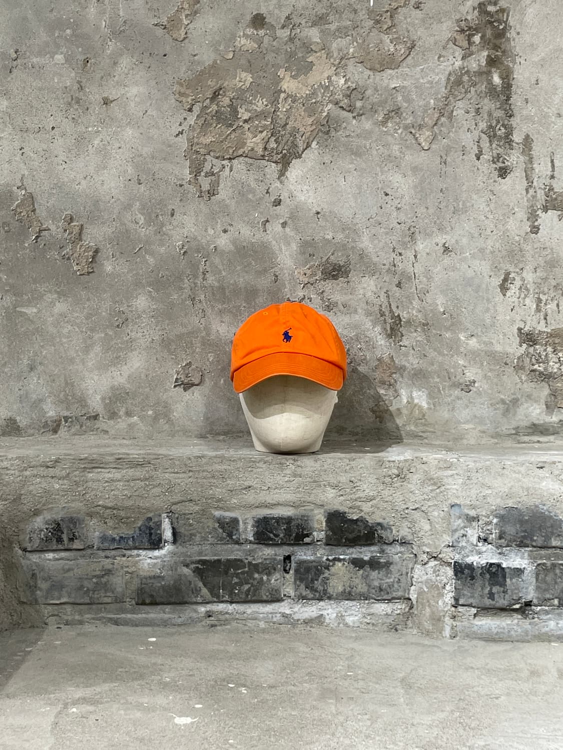 폴로 랄프로렌 오렌지 네이비포니 베이직 볼캡 상품이미지2